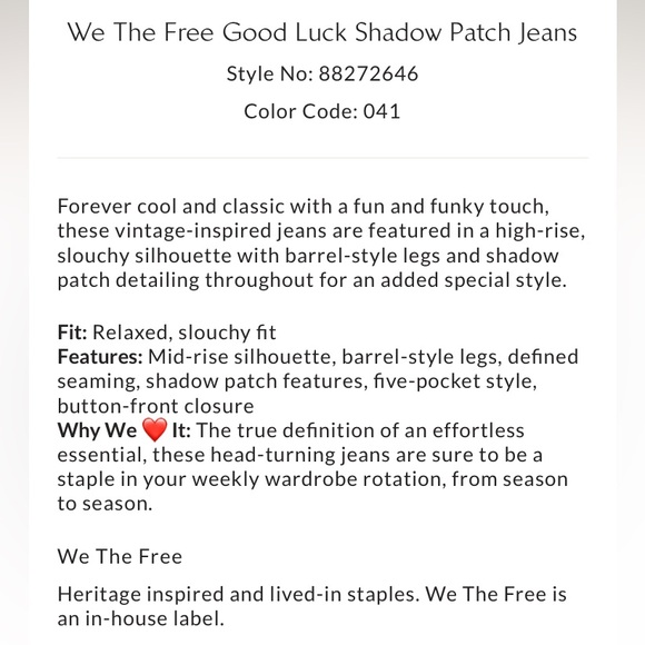 Good Luck Barrel Star Jeans - Picture 10 of 11